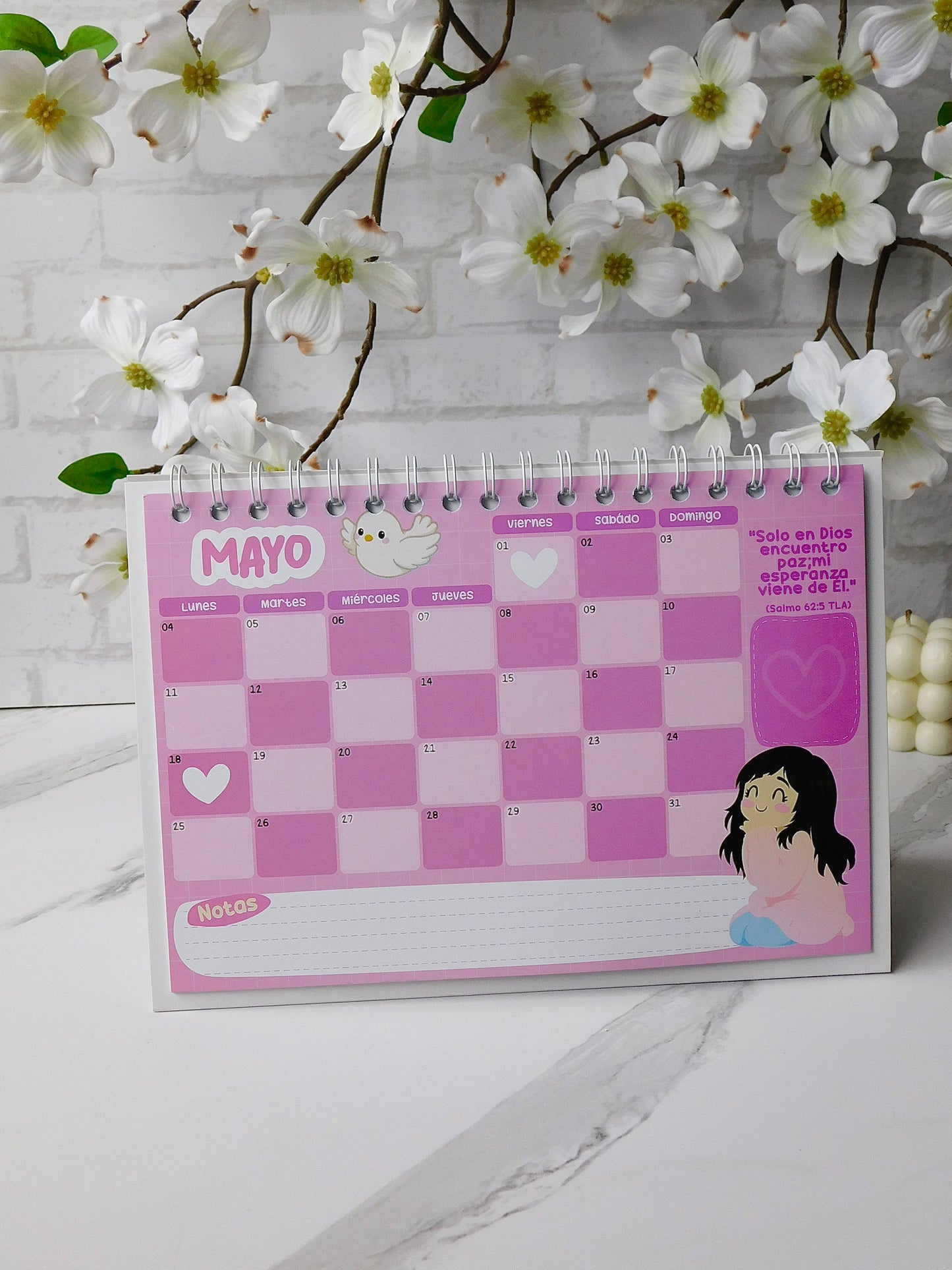 Calendario de escritorio 2026