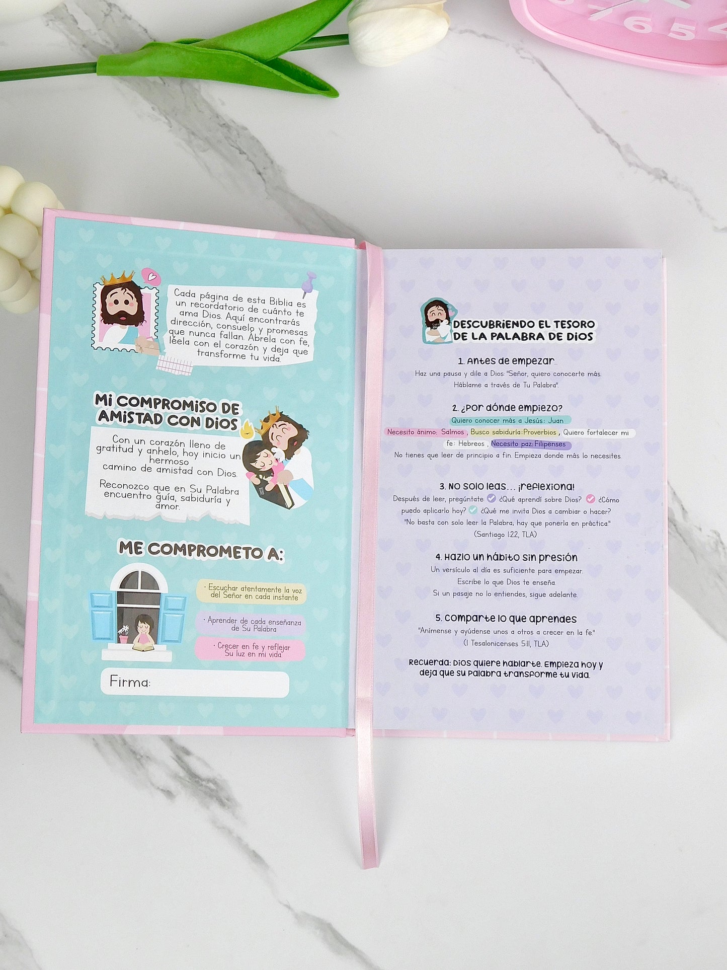 a-Biblia lila Soytorress – TLA con diseño especial para mujeres