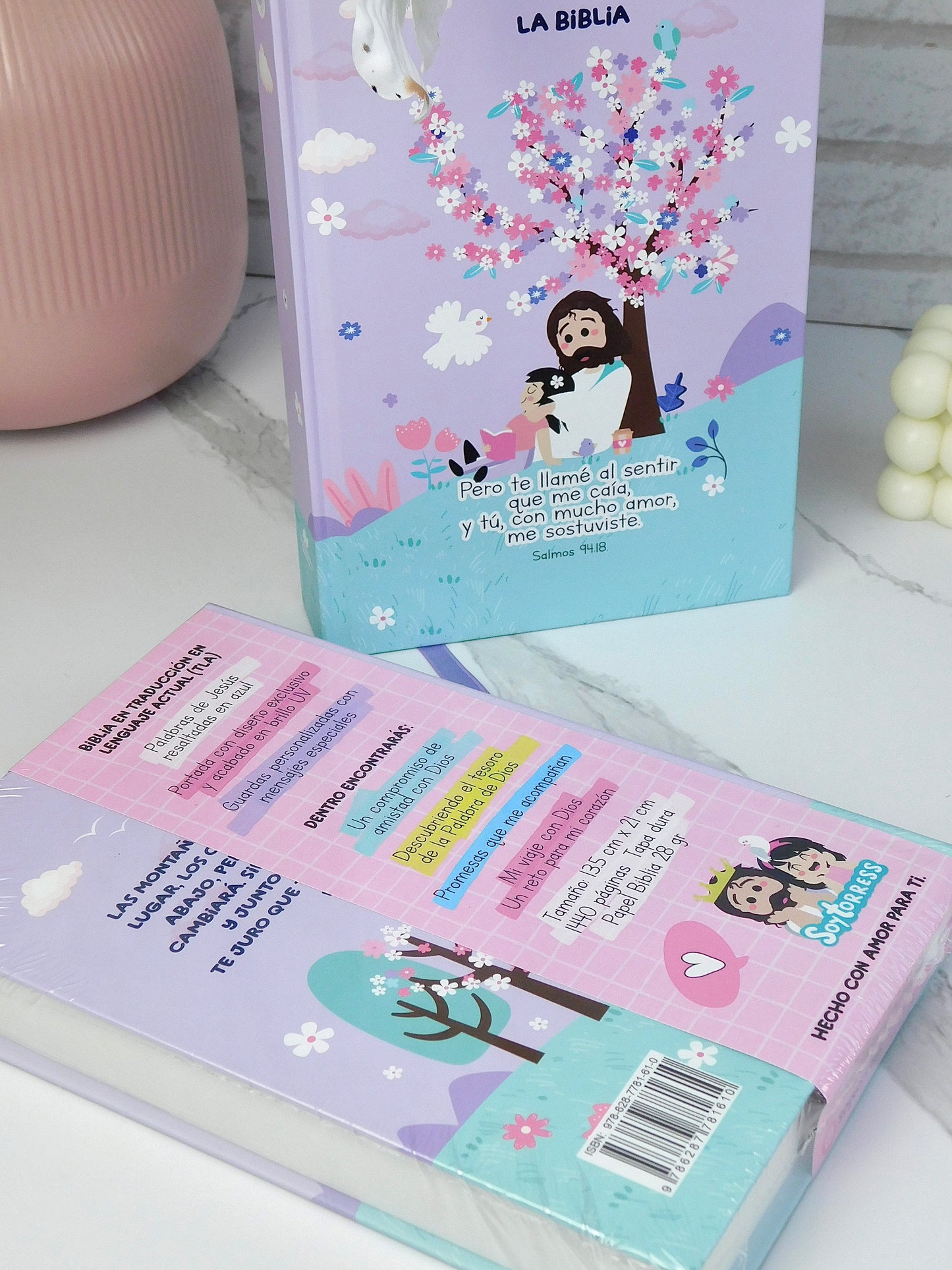 a-Biblia lila Soytorress – TLA con diseño especial para mujeres