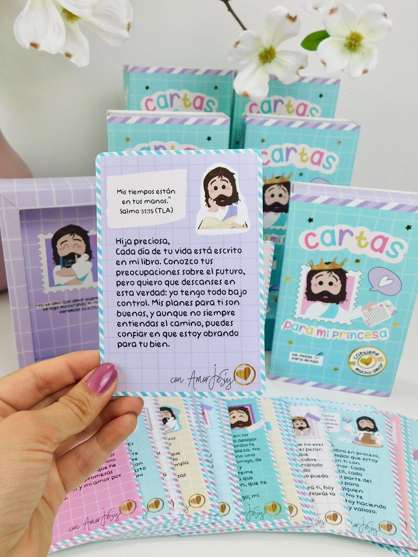 a) - Cartas para mi Princesa – 50 Mensajes de Jesús con Versículos Bíblicos