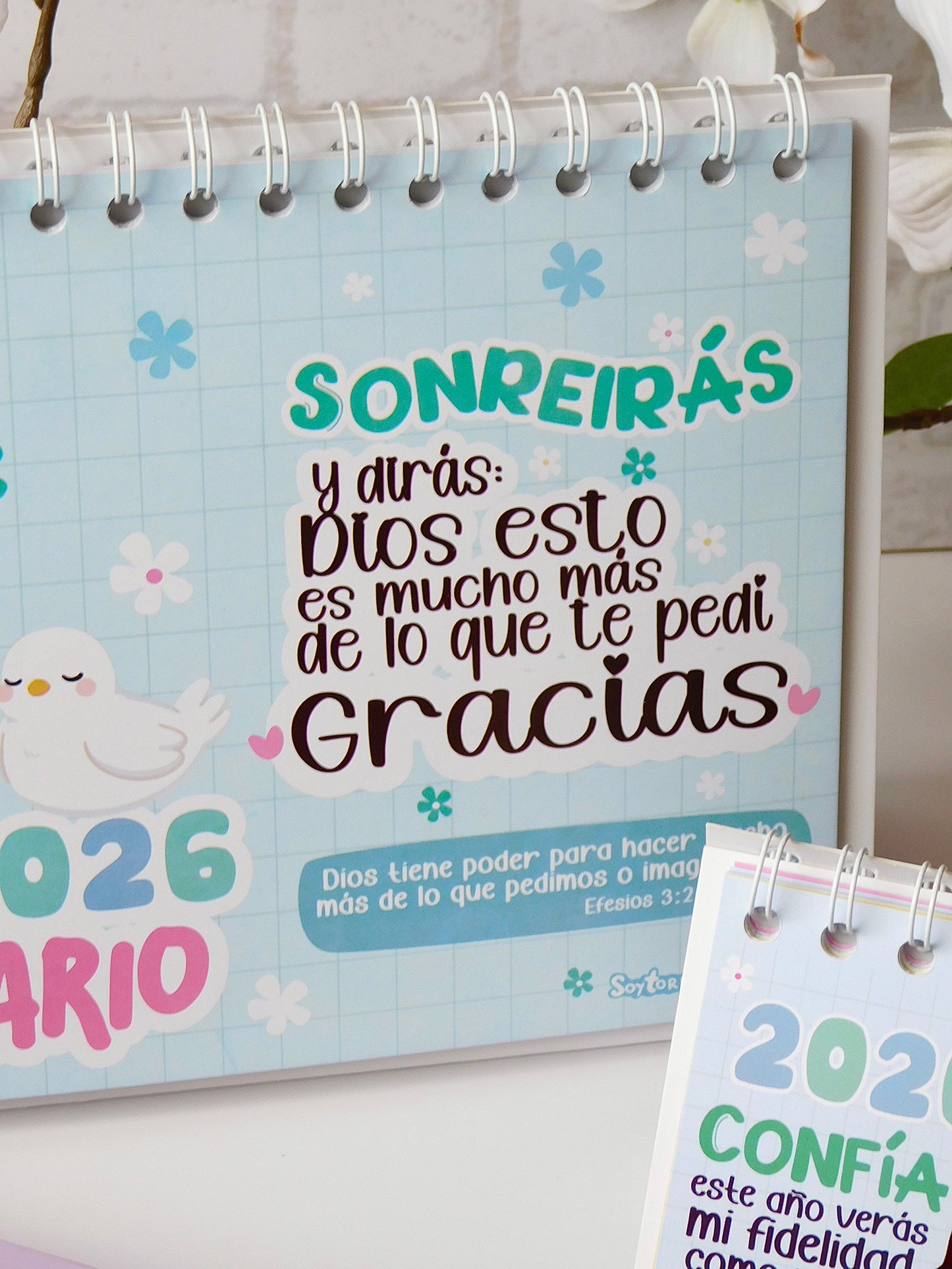 Calendario de escritorio 2026