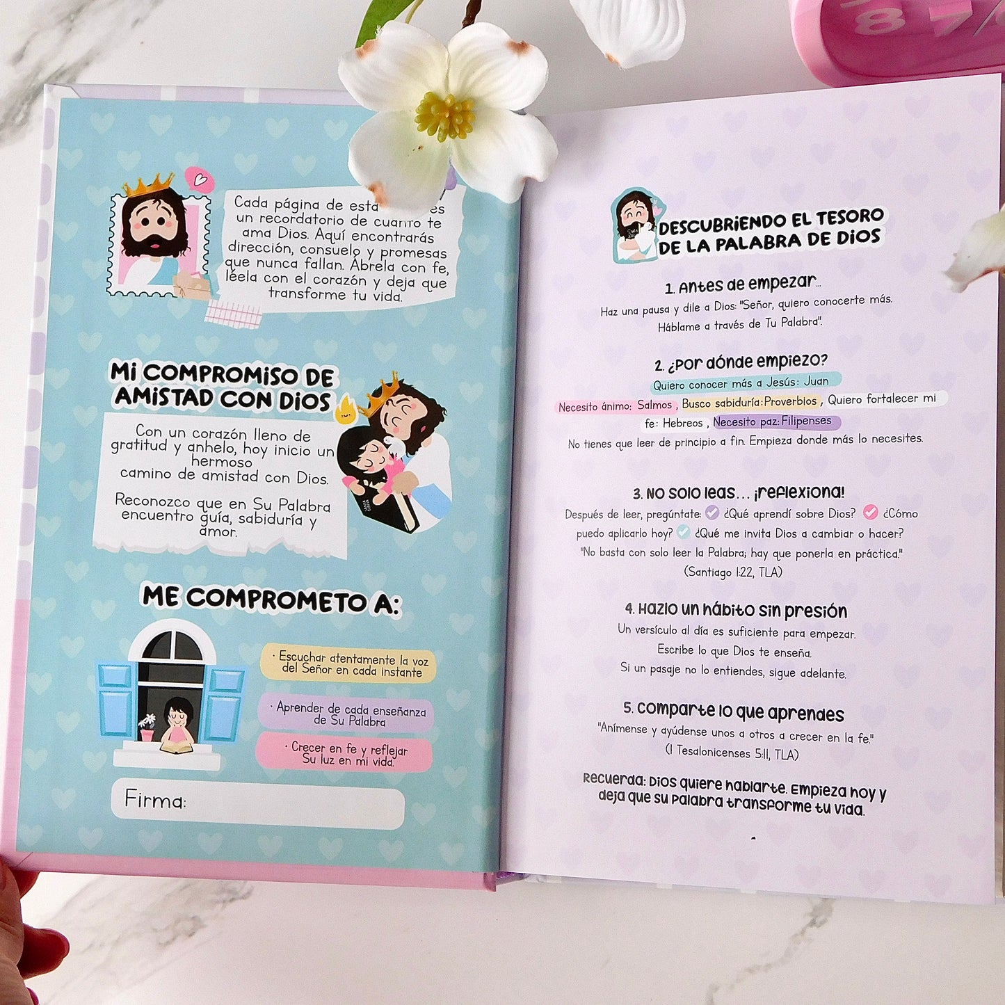 a -Biblia colores pastel Soytorress – TLA con diseño especial para mujeres