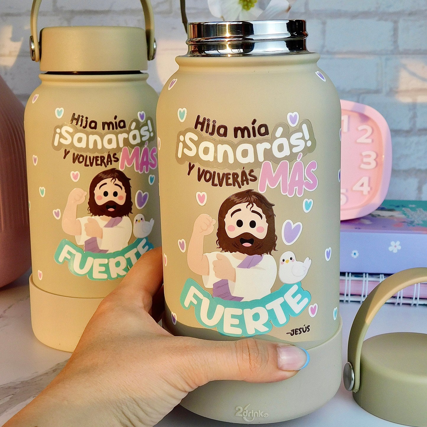 Termo Sanarás y volverás más fuerte 💜