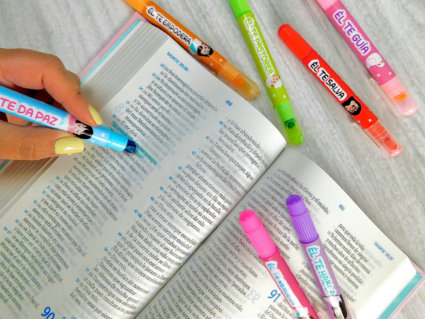 Resaltadores de Cera para Biblia