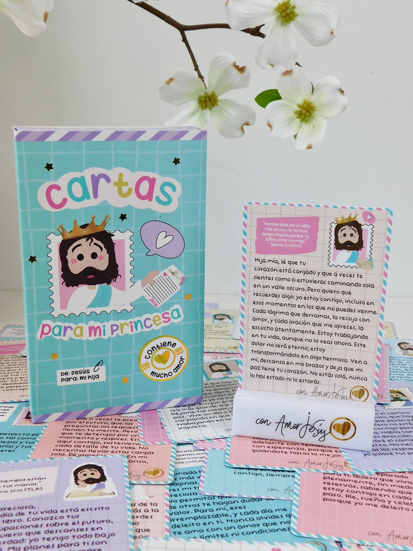 a) - Cartas para mi Princesa – 50 Mensajes de Jesús con Versículos Bíblicos