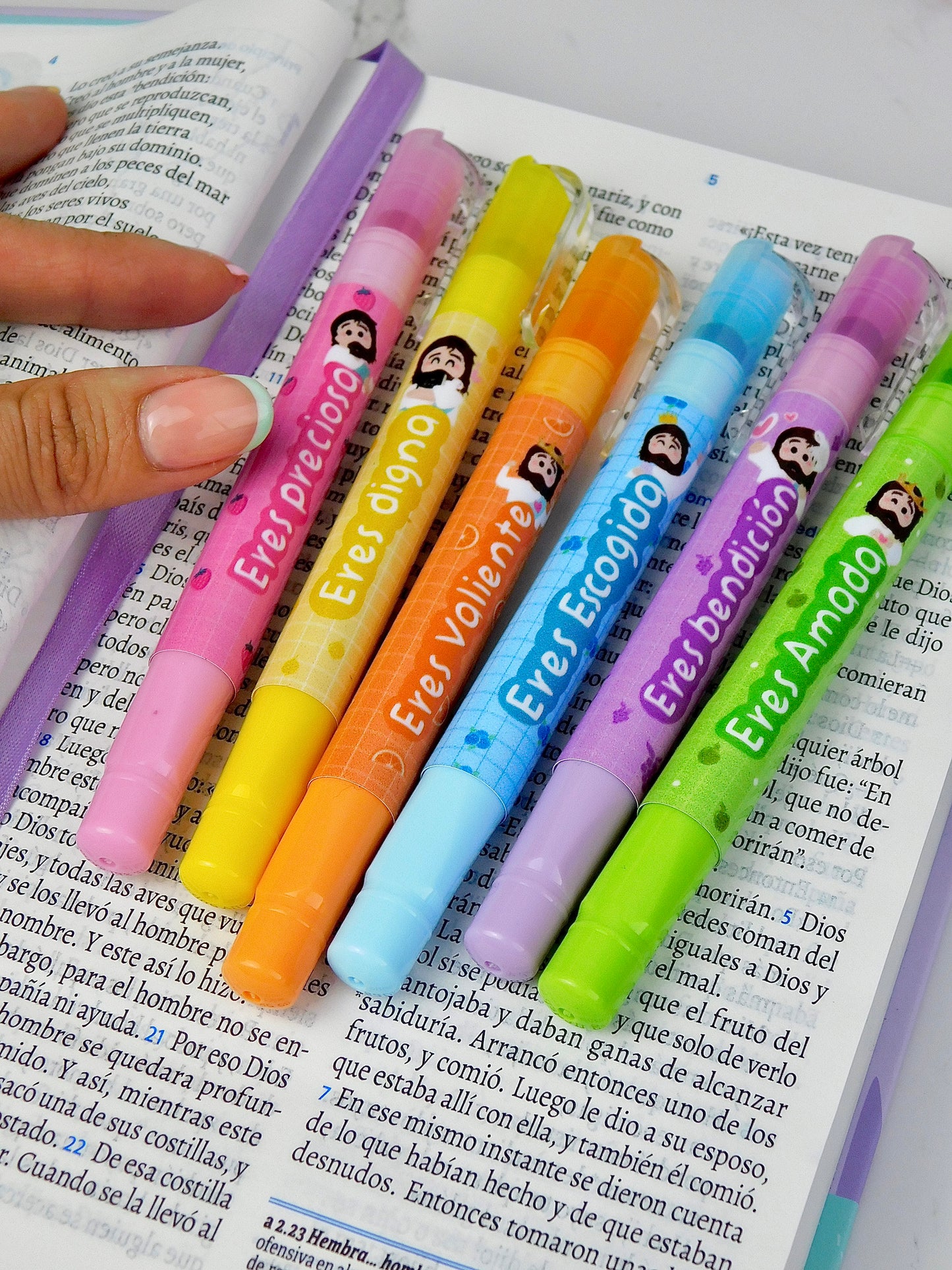 Resaltadores de Cera para Biblia