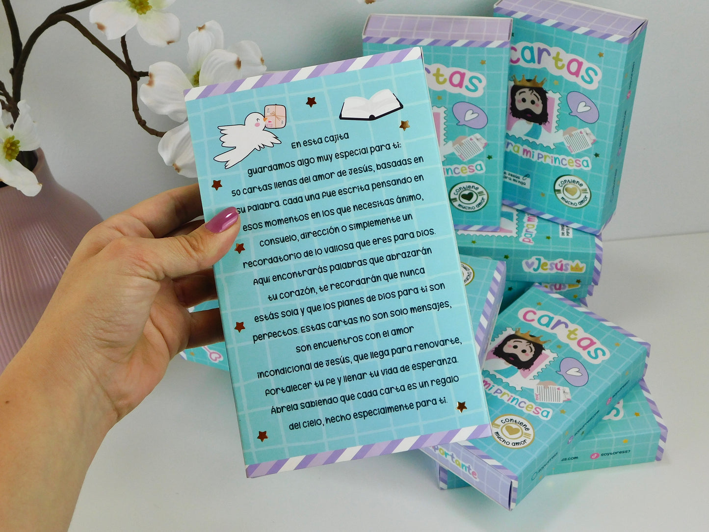 a) - Cartas para mi Princesa – 50 Mensajes de Jesús con Versículos Bíblicos