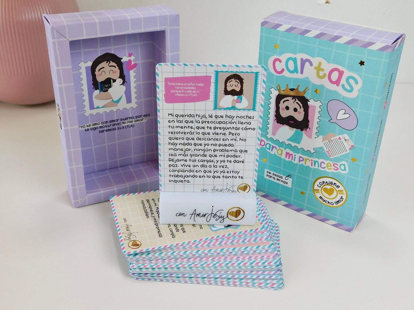 a) - Cartas para mi Princesa – 50 Mensajes de Jesús con Versículos Bíblicos
