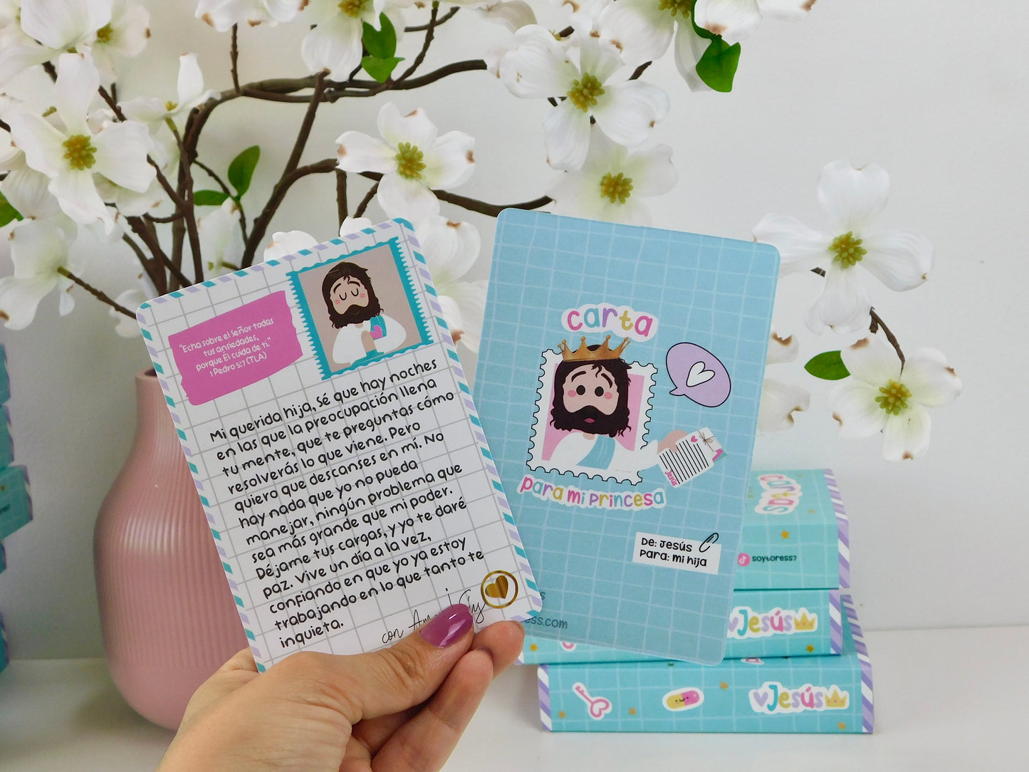 a) - Cartas para mi Princesa – 50 Mensajes de Jesús con Versículos Bíblicos