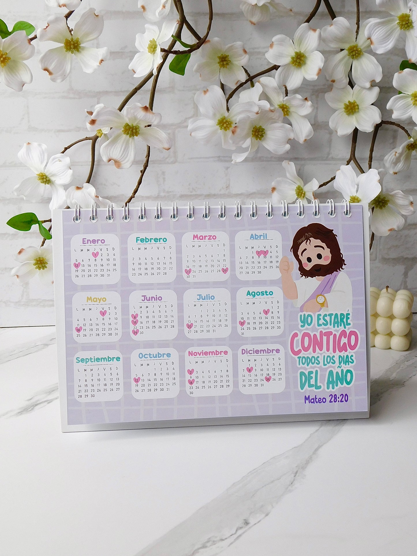 Calendario de escritorio 2026