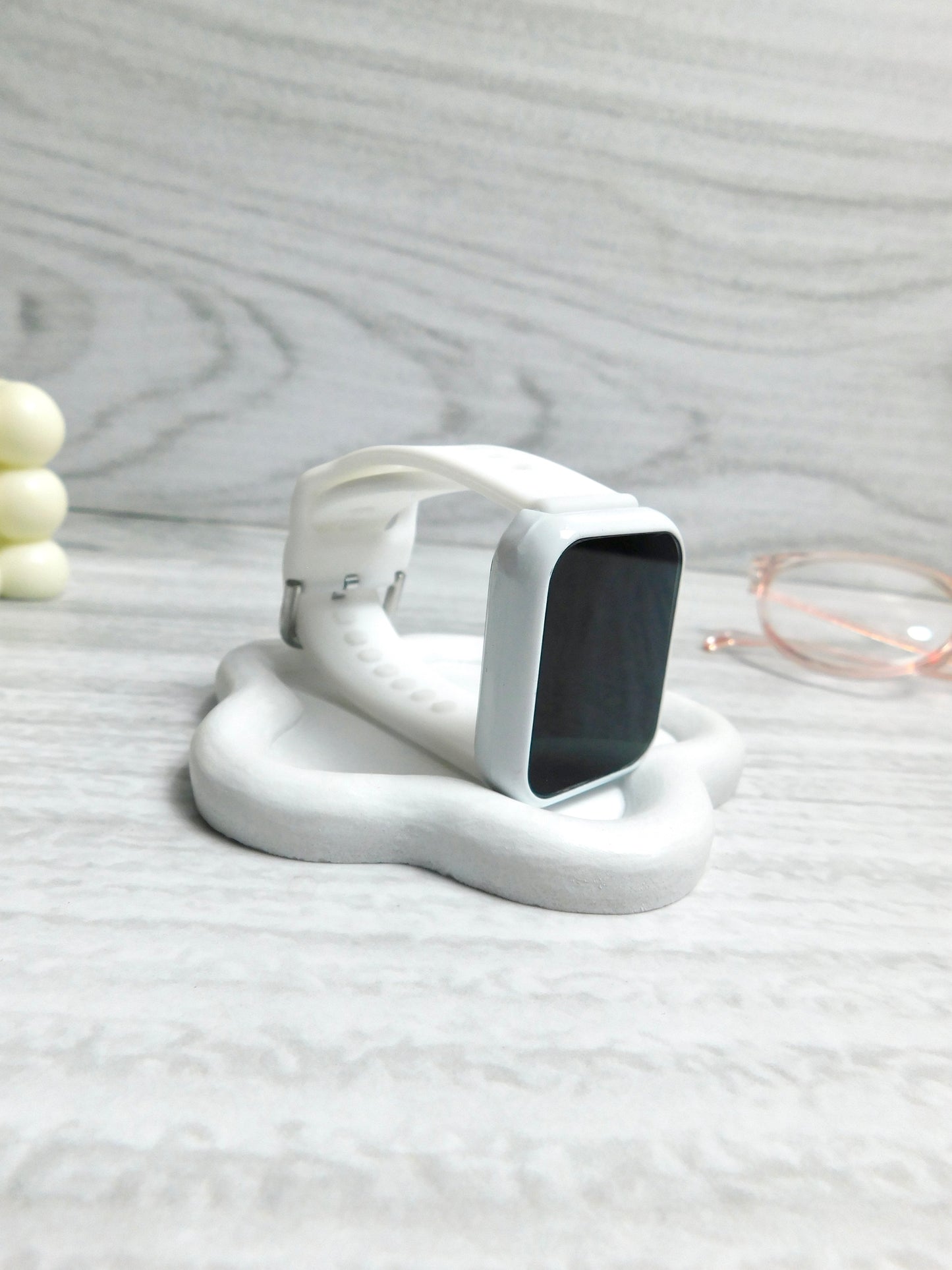 Reloj digital blanco – Correa siliconada