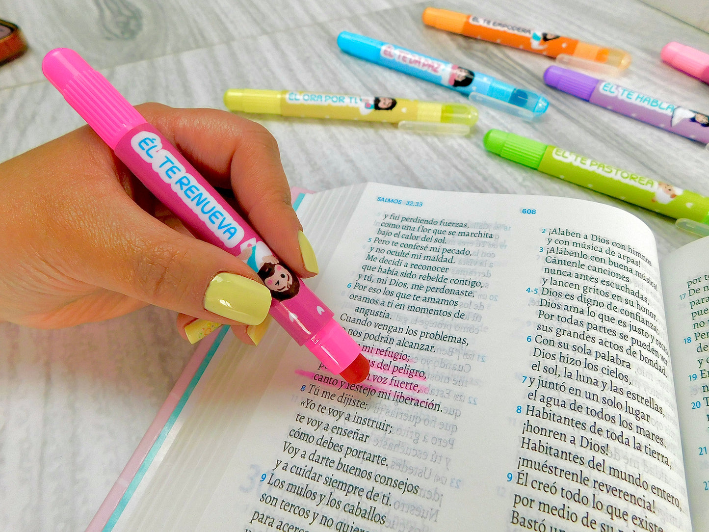 Resaltadores de Cera para Biblia