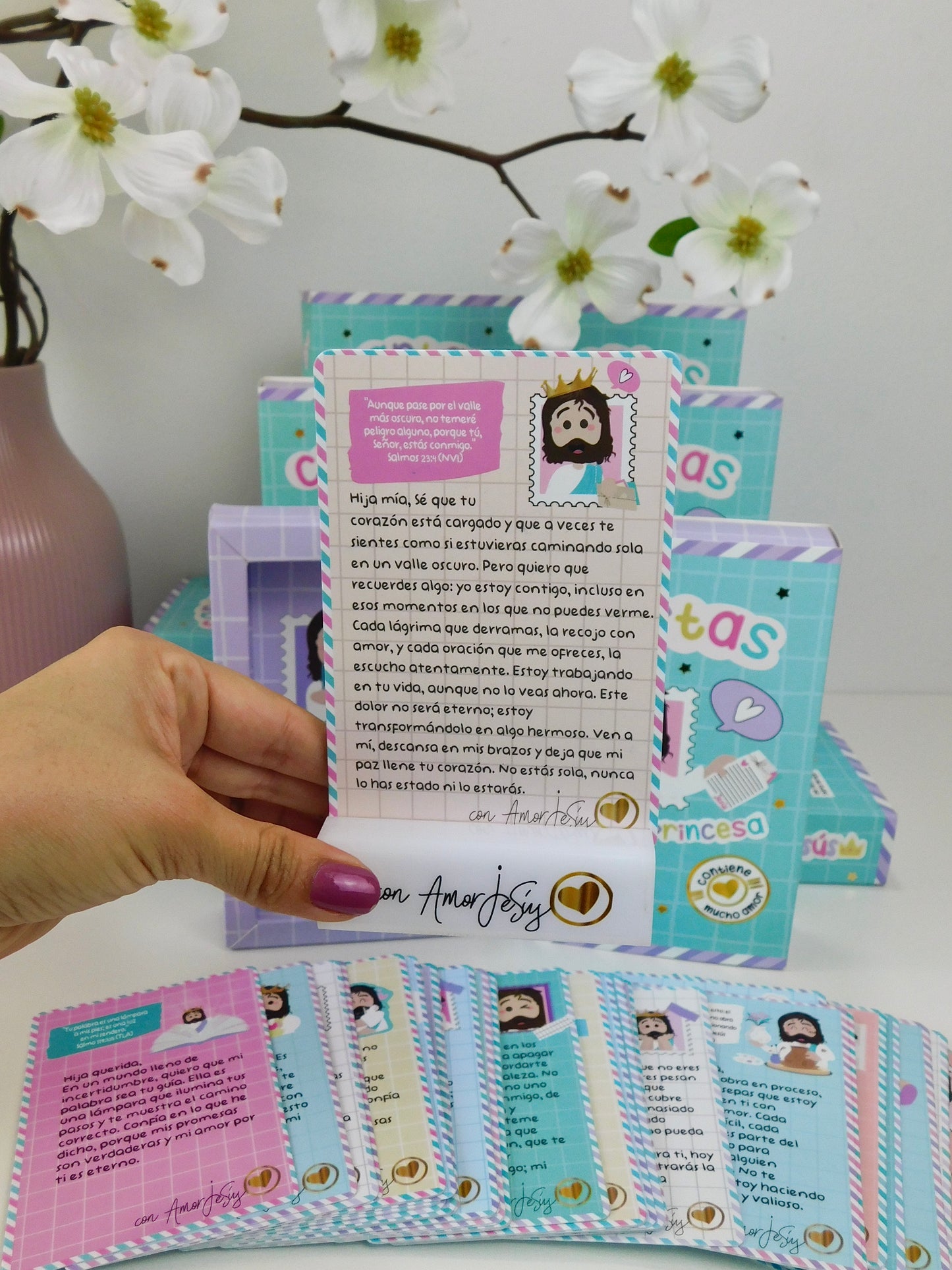 a) - Cartas para mi Princesa – 50 Mensajes de Jesús con Versículos Bíblicos