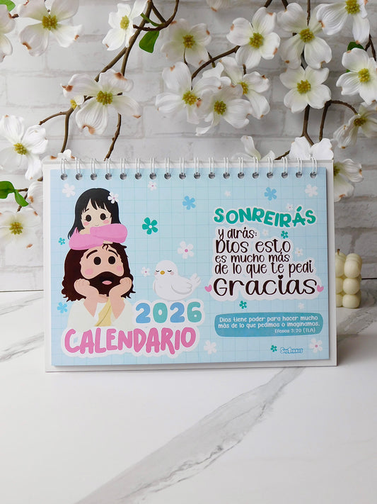 Calendario de escritorio 2026