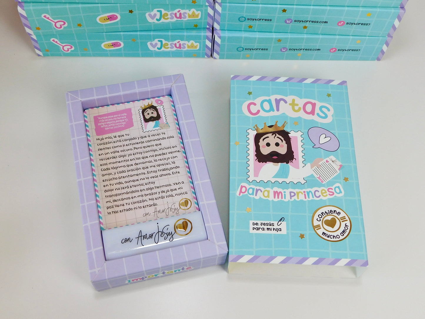 a) - Cartas para mi Princesa – 50 Mensajes de Jesús con Versículos Bíblicos