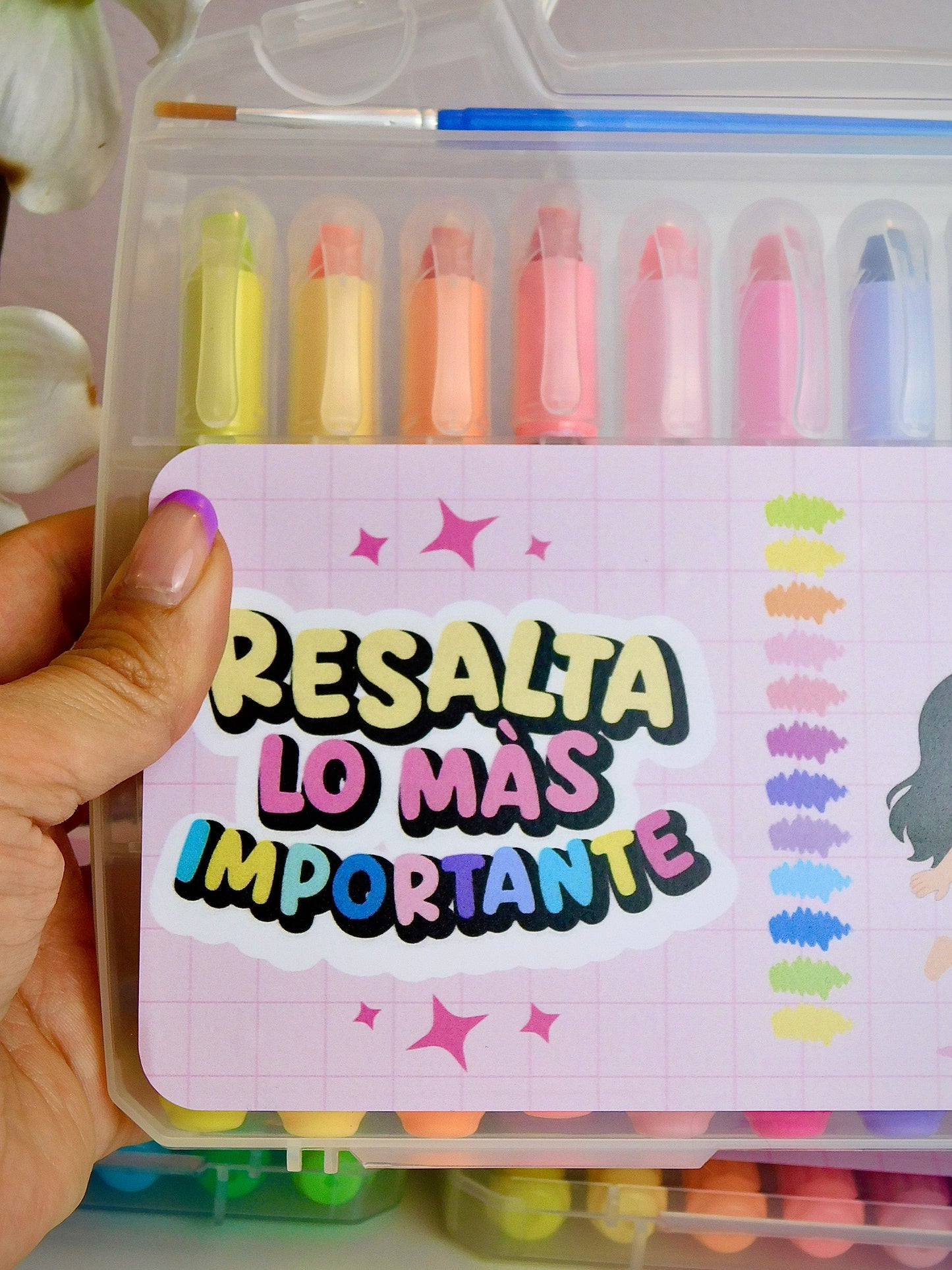 Resaltadores para Biblia x12 – Identidad, Cera + Acuarela