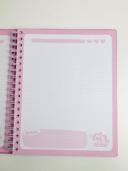 Cuaderno 5 materias – “Todo estará bien, Dios está en control” (rosa)