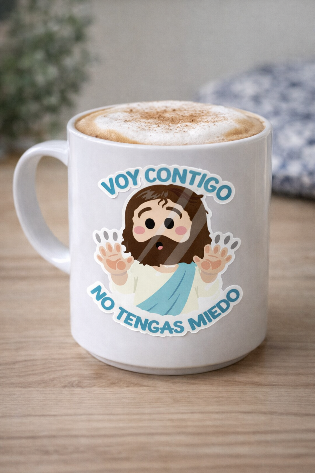 Adhesivo “Voy contigo. No tengas miedo”