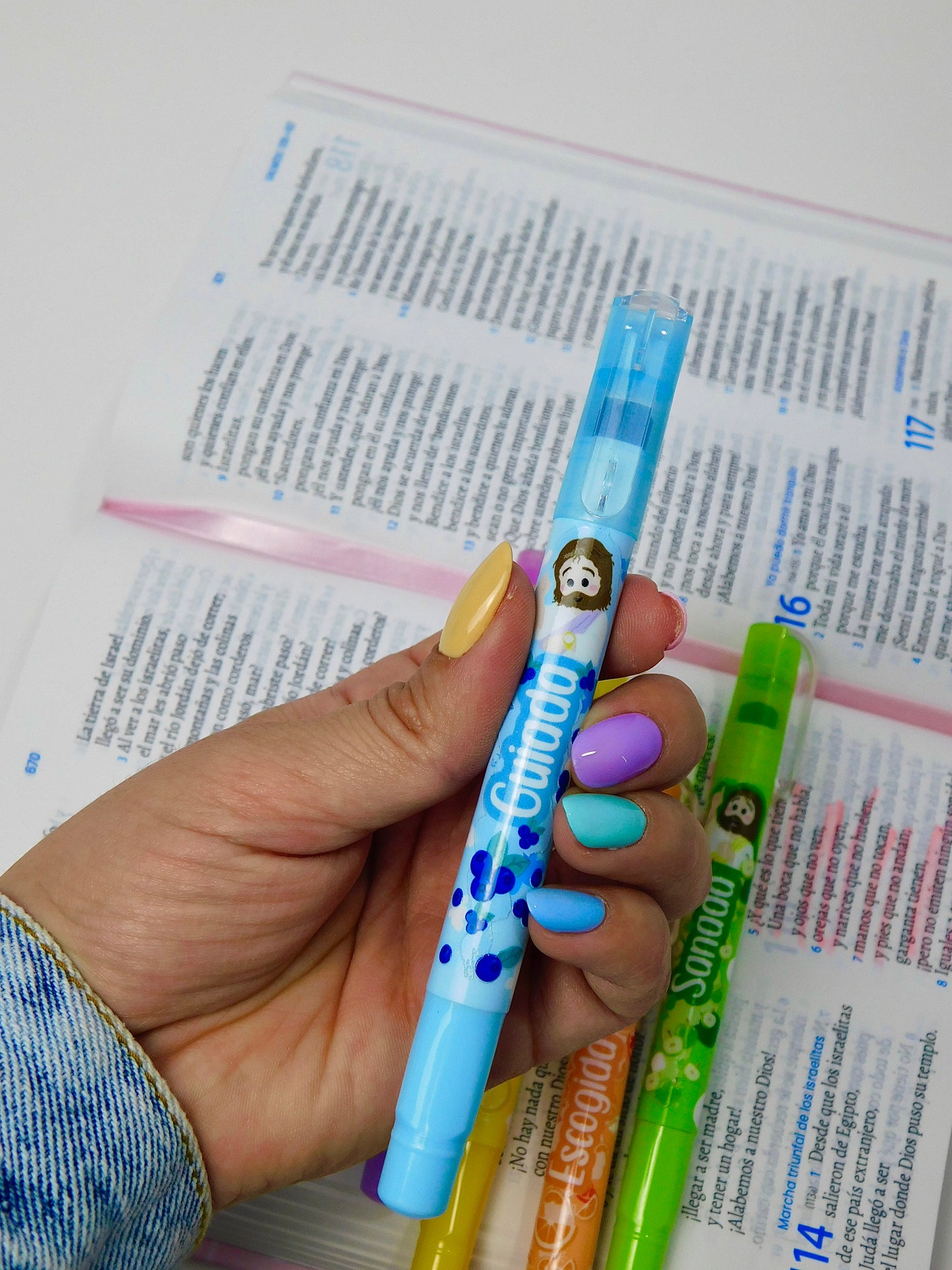 Resaltadores de Cera para Biblia