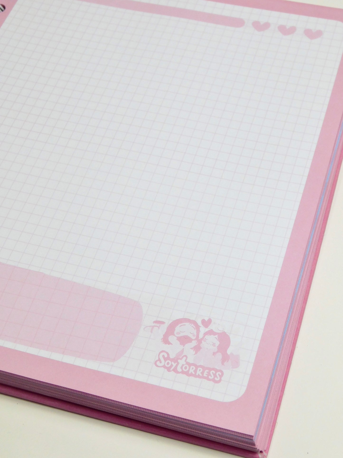 Cuaderno 5 materias – “Todo estará bien, Dios está en control” (rosa)