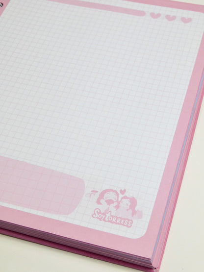 Cuaderno 5 materias – “Todo estará bien, Dios está en control” (rosa)
