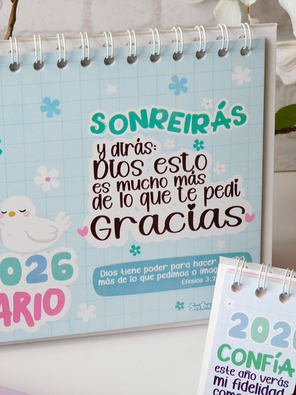 Calendario de escritorio 2026