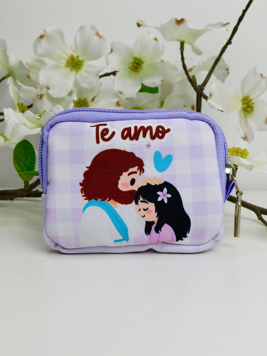 Monedero Te amo (Lila)