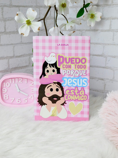 Biblia TLA – Puedo con todo porque Jesús está conmigo (Rosada)