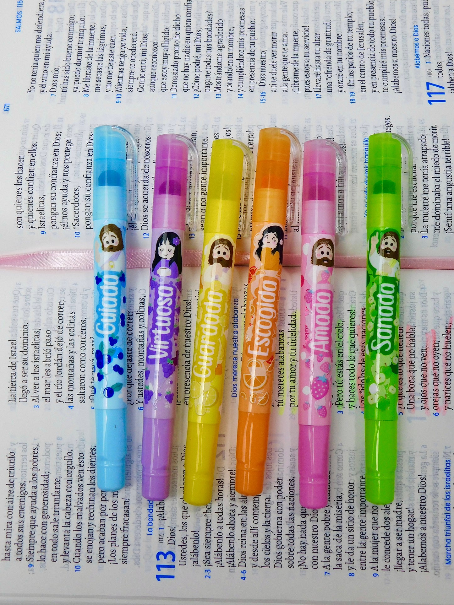 Resaltadores de Cera para Biblia