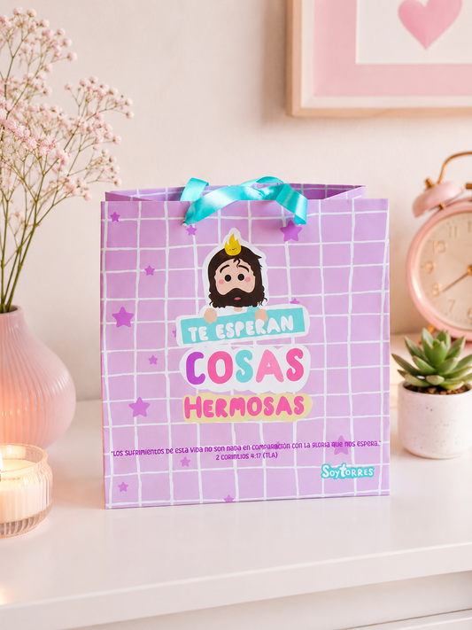 Bolsa de regalo lila Soytorress
