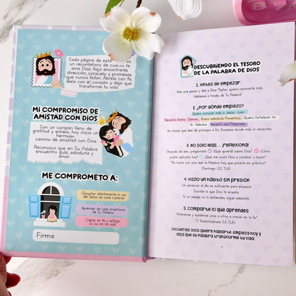a -Biblia colores pastel Soytorress – TLA con diseño especial para mujeres