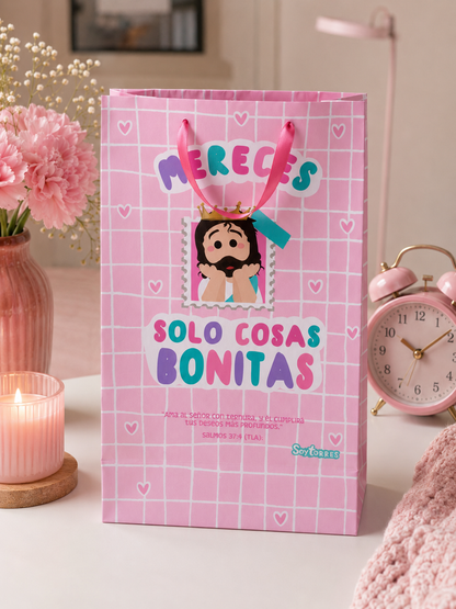 Bolsa de regalo rosa Soytorress