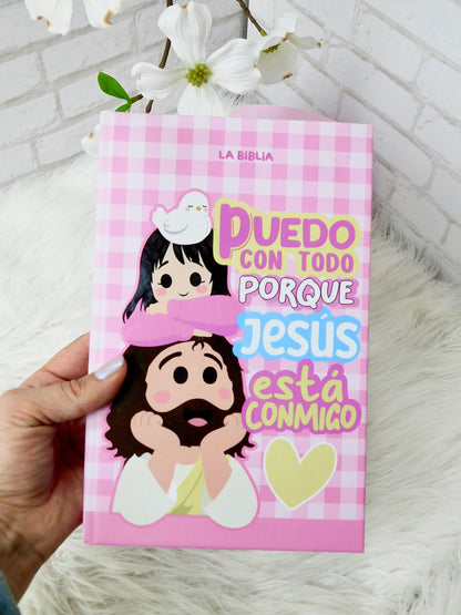 Biblia TLA – Puedo con todo porque Jesús está conmigo (Rosada)