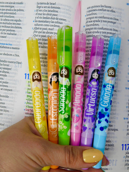 Resaltadores de Cera para Biblia