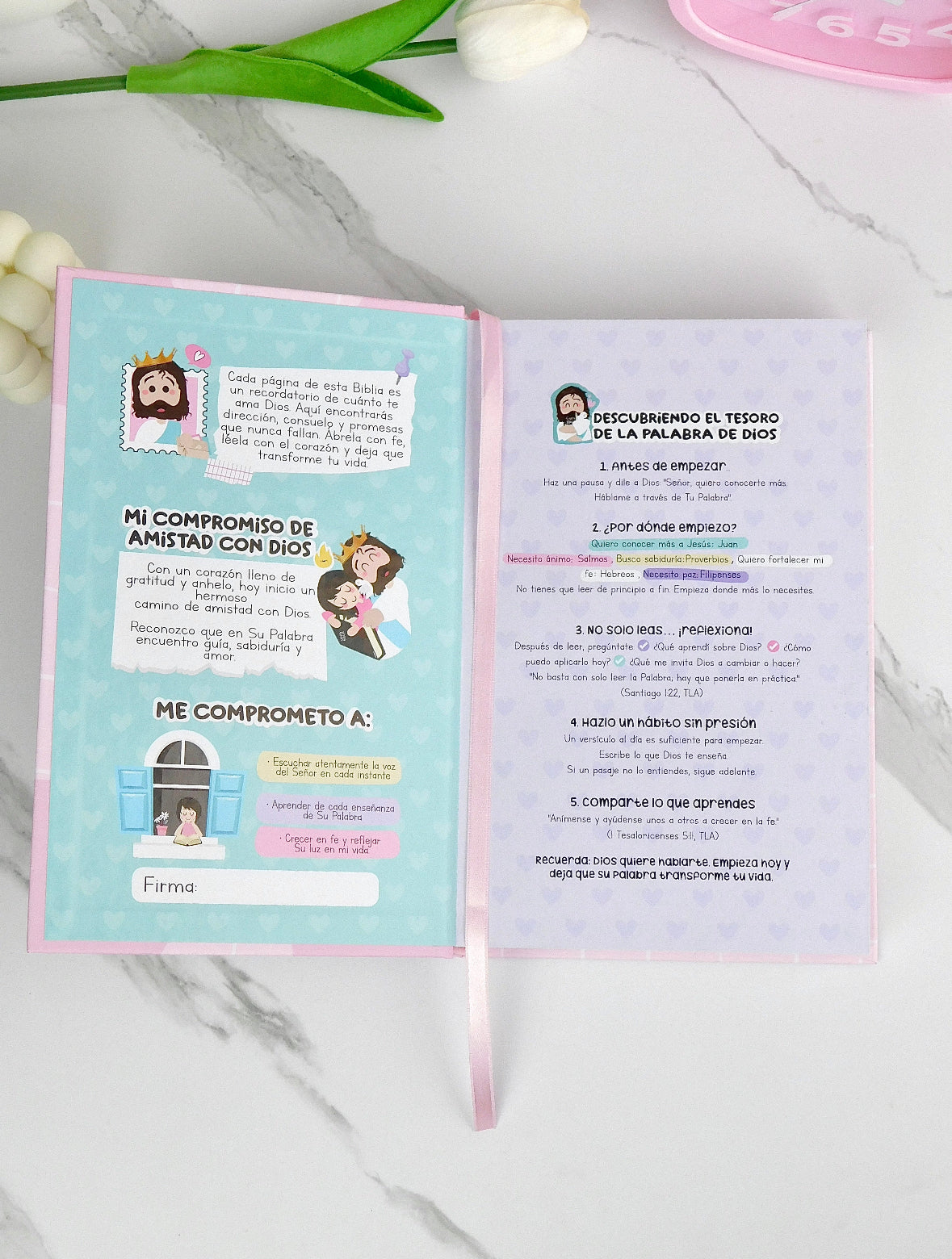 Biblia rosa Soytorress – TLA con diseño exclusivo para mujeres