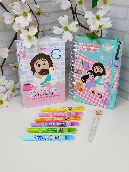 a) Kit Devocional para Estudio Bíblico.