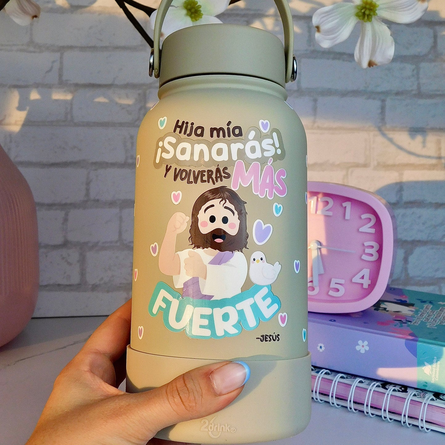 Termo Sanarás y volverás más fuerte 💜