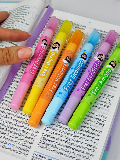 Resaltadores de Cera para Biblia
