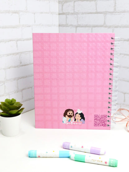 Cuaderno 5 materias – “Todo estará bien, Dios está en control” (rosa)