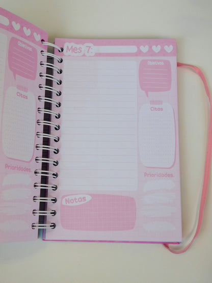 Agenda Permanente Rosa