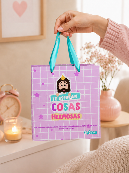 Bolsa de regalo lila Soytorress