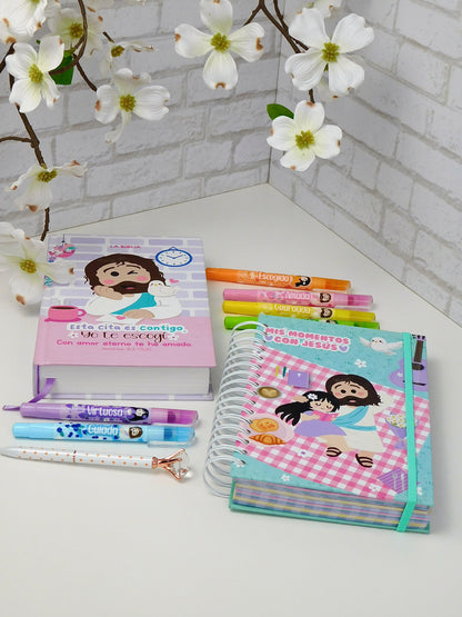 a) Kit Devocional para Estudio Bíblico.