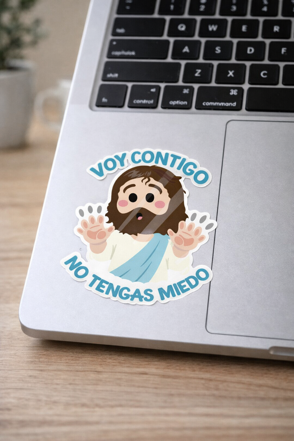 Adhesivo “Voy contigo. No tengas miedo”