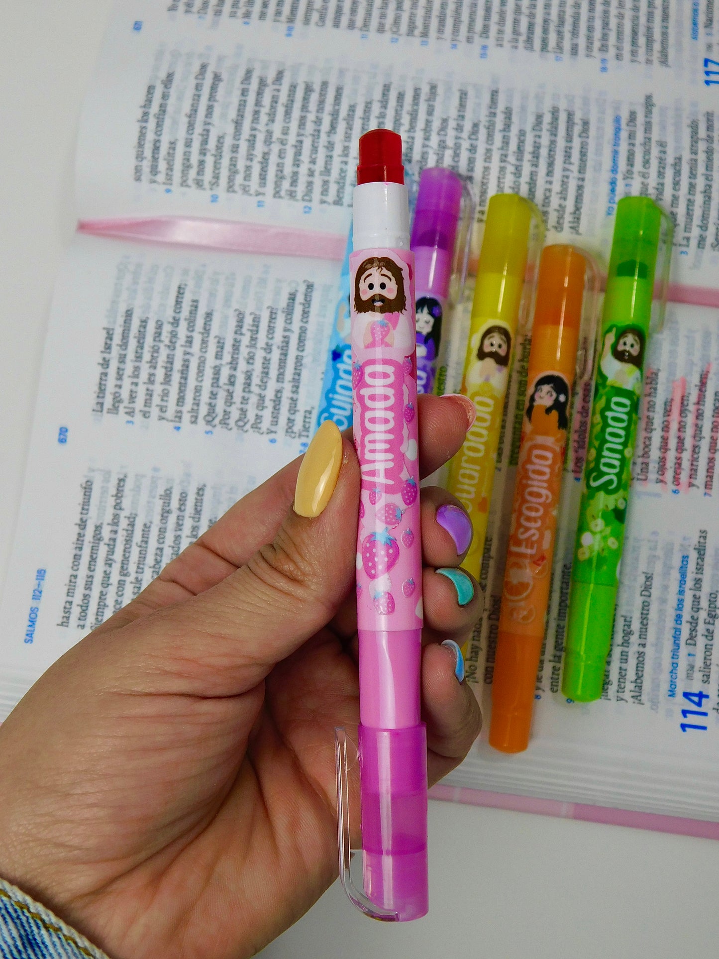 Resaltadores de Cera para Biblia