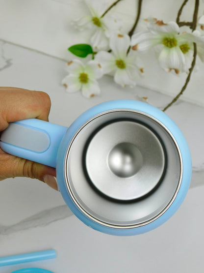 Vaso Termo “Cafecito con Jesús” Azul