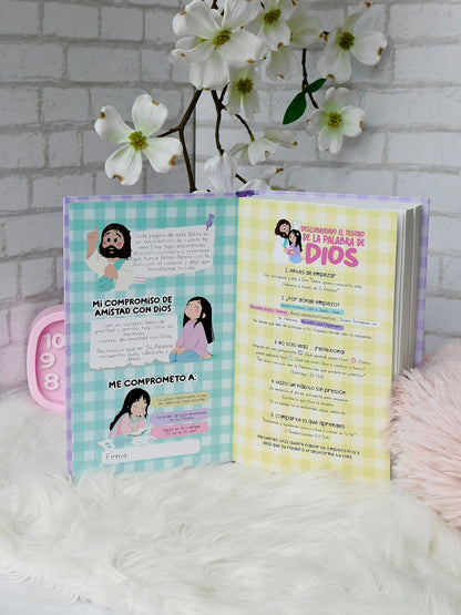 Biblia TLA – Entonces me acerqué más a Jesús y todo empezó a mejorar (Lila)