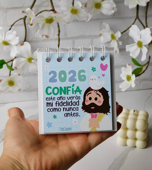 Calendario mini Soytorress 2026 – “Verás Mi fidelidad”