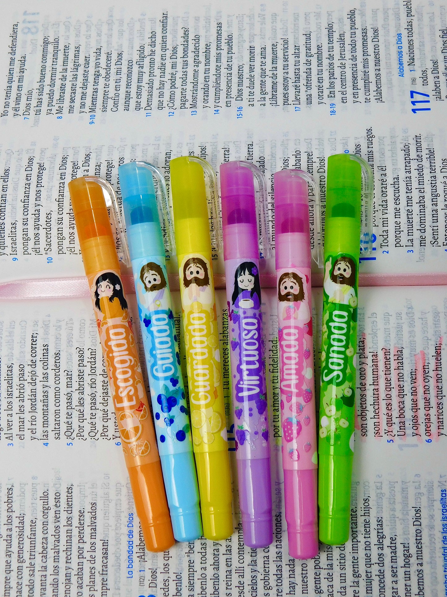 Resaltadores de Cera para Biblia