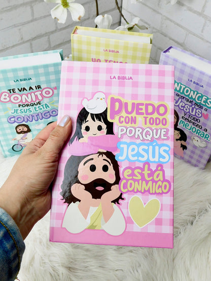 Biblia TLA – Puedo con todo porque Jesús está conmigo (Rosada)