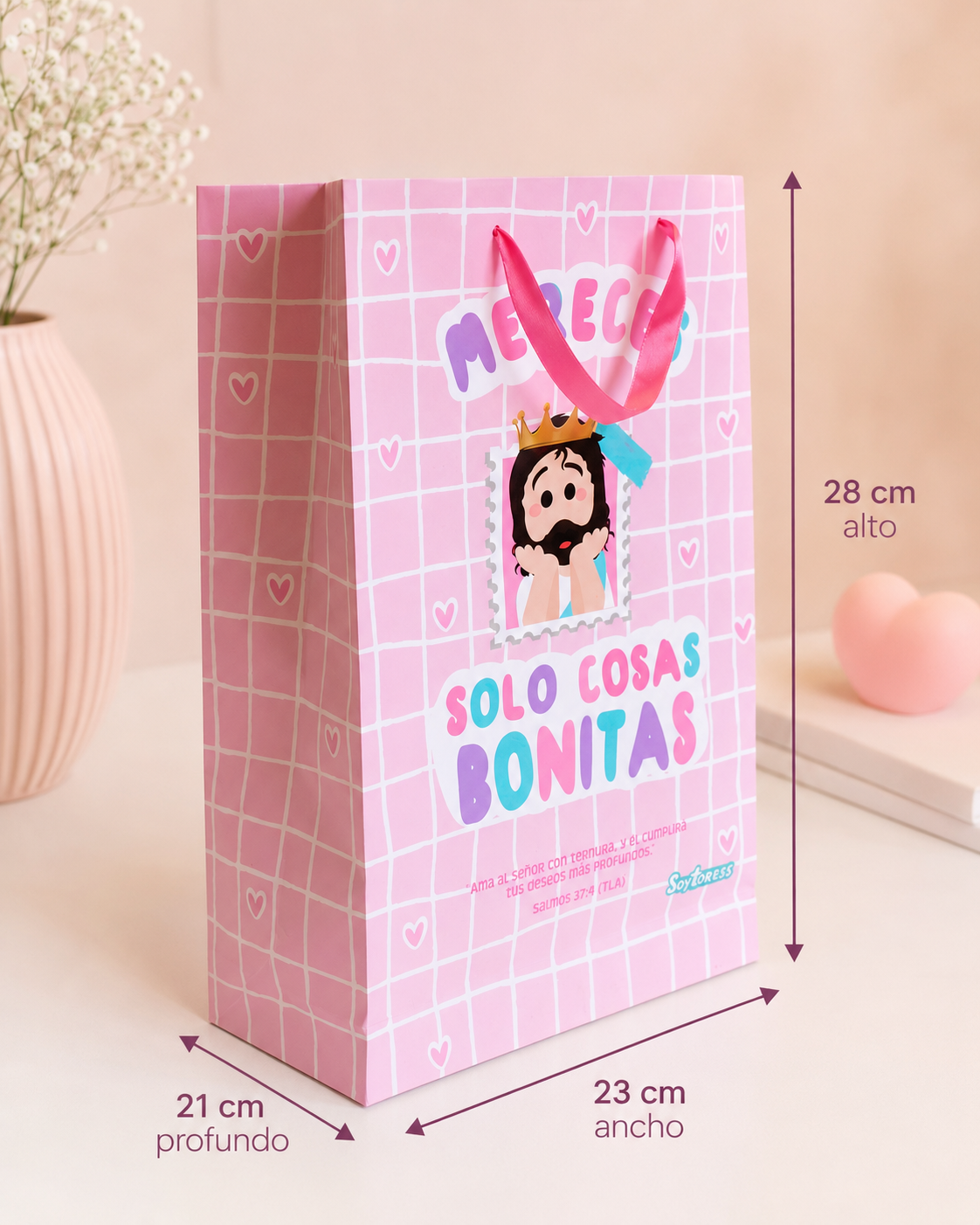 Bolsa de regalo rosa Soytorress